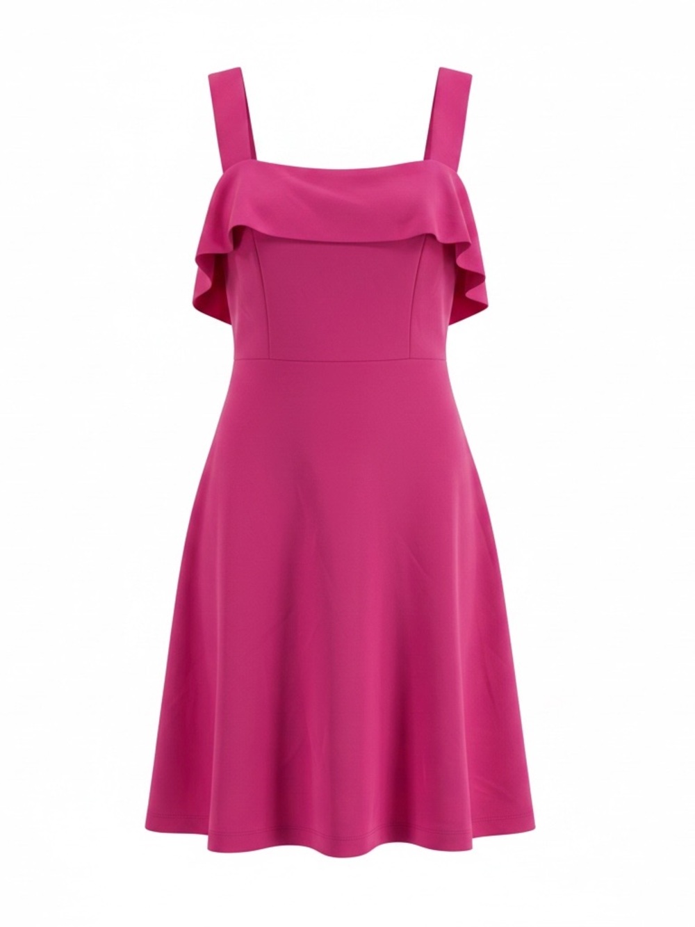 DKNY Off-Shoulder Midi Dress in Fuchsia retail $134 size 12